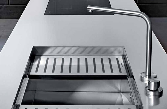 Lavelli integrati al top - img2 - Creo Kitchens